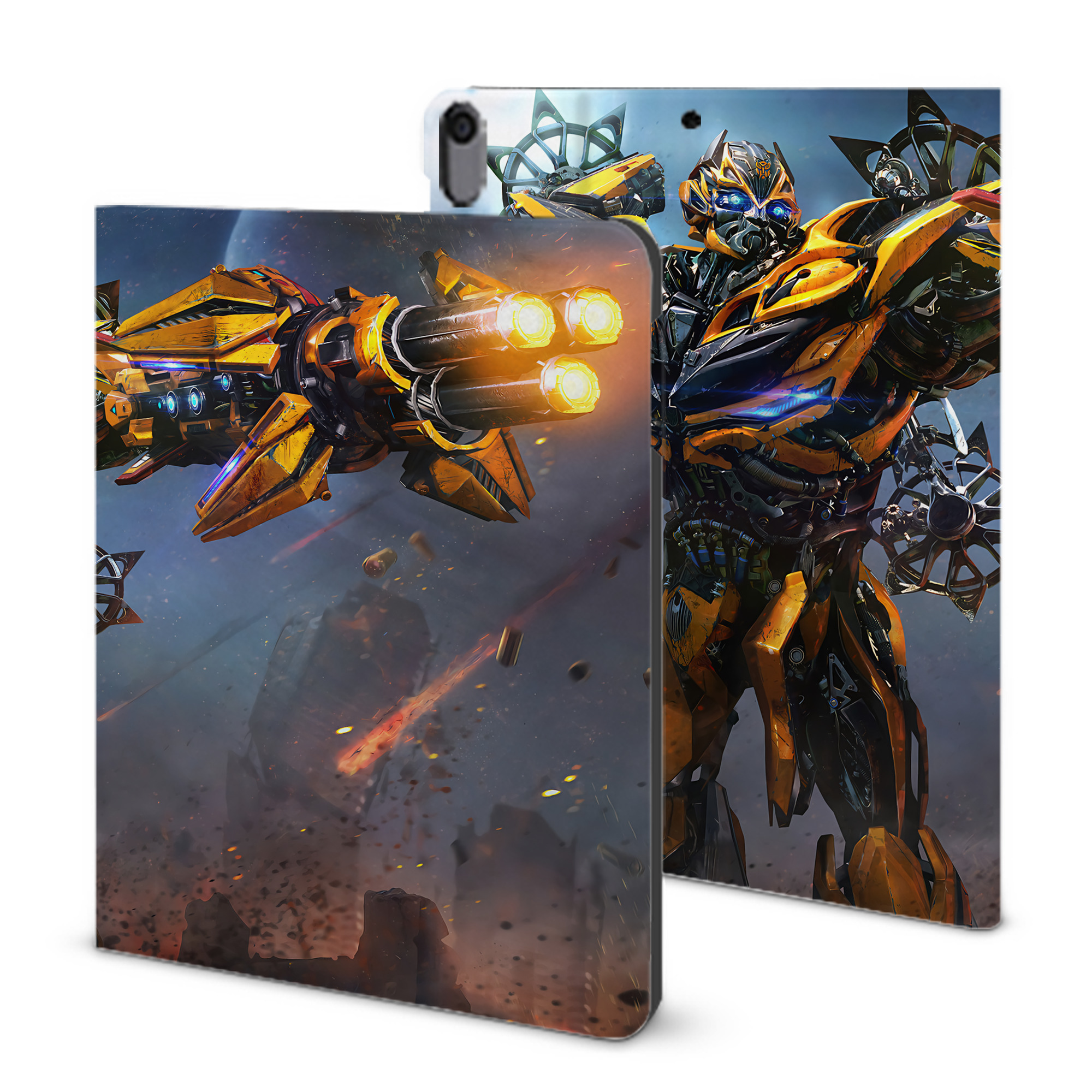 （画像用） Transformers トランスフォーマー IPad ケース ブック型 PUレザー TPU 耐衝撃 軽量 薄型 ペン収納なし 全面保護 IPad 各モデル対応